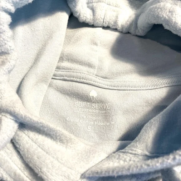 Soft and serve sweatshirt, light blue small - Picture 4 of 7